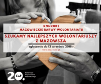 Poszukiwani najlepsi Wolontariusze na Mazowszu!