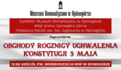 Obchody 3 maja w Muzeum Romantyzmu w Opinogórze