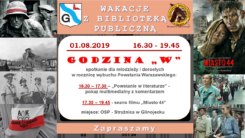 Miejsko - Gminna Biblioteka w Glinojecku zaprasza na lato 2019