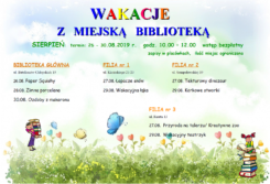 Wakacje z Miejską Biblioteką