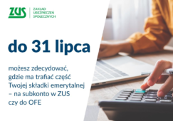 Do 31 lipca można zdecydować o przyszłej emeryturze. Tylko ZUS czy ZUS i OFE?