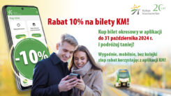 Promocja na zakup biletów KM z 10% rabatem przedłużona do końca października!