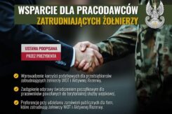 Korzyści dla pracodawców zatrudniających żołnierzy WOT i Aktywnej Rezerwy